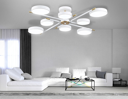 Люстра потолочная светодиодная Ambrella light FL516338 Люстра потолочная светодиодная Ambrella light FL516338