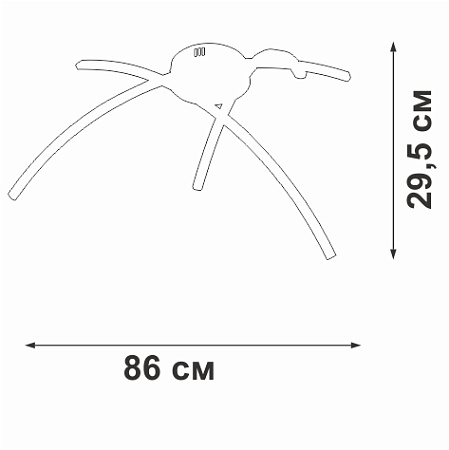 Светильник потолочный светодиодный Vitaluce V2709-1/3PL Светильник потолочный светодиодный Vitaluce V2709-1/3PL