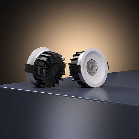 Светильник встраиваемый светодиодный Elektrostandard Combi 25067/LED белый a069005