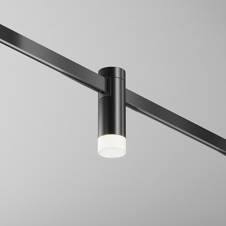 Трековый однофазный светодиодный светильник Maytoni Flarity Skim TR145-1-3W4K-W-B