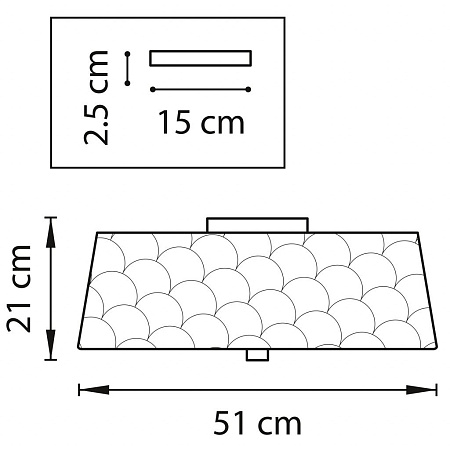 Потолочная люстра Lightstar Perla 707261 Потолочная люстра Lightstar Perla 707261