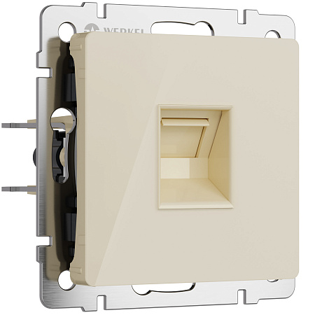 Розетка Ethernet RJ-45 Werkel айвори W1181043