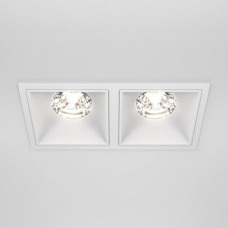 Модульный встраиваемый светодиодный светильник Maytoni Alfa LED DL043-02-15W4K-SQ-W Модульный встраиваемый светодиодный светильник Maytoni Alfa LED DL043-02-15W4K-SQ-W