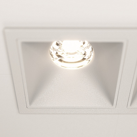 Светильник встраиваемый Maytoni Alfa LED DL043-02-10W4K-D-SQ-W