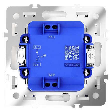 Выключатель встраиваемый VOLTUM S70 одноклавишный с подсветкой (белый глянцевый) VLS010201 Выключатель встраиваемый VOLTUM S70 одноклавишный с подсветкой (белый глянцевый) VLS010201