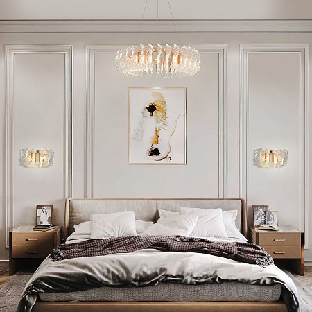 Люстра подвесная светодидная Bogates Farfalla 90374/1 золото