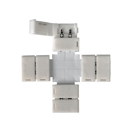 Коннектор для 5050 монохромной светодиодной ленты X (5шт) Elektrostandard LED 2X a038803 Коннектор для 5050 монохромной светодиодной ленты X (5шт) Elektrostandard LED 2X a038803