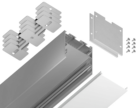 Профиль для ленты до 33мм 42*45мм Ambrella light ILLUMINATION GP3050AL