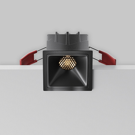 Светильник встраиваемый светодиодный Maytoni Alfa LED DL043-01-10W3K-SQ-B-1