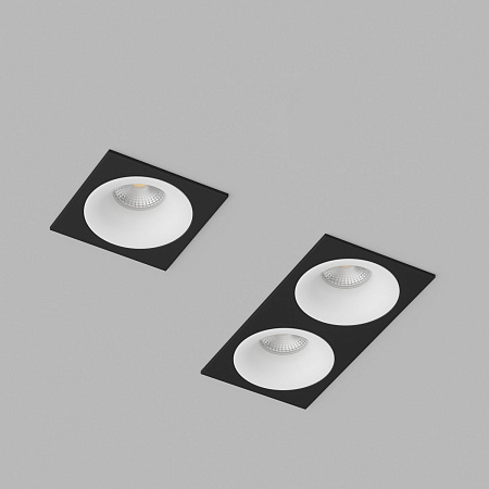 Светильник встраиваемый Ledron MJ1003-SQ2-Black-White