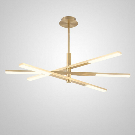 Люстра на штанге светодиодная Imperiumloft ORTON на 3 D96 Gold 241024-26 Люстра на штанге светодиодная Imperiumloft ORTON на 3 D96 Gold 241024-26