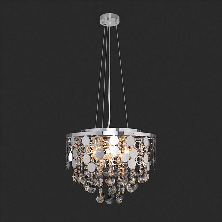Хрустальная люстра Eurosvet Lianna 10123/6 хром a054115 Хрустальная люстра Eurosvet Lianna 10123/6 хром a054115