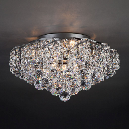 Хрустальная люстра Eurosvet Charm 16017/6 хром Strotskis 00000078493 Хрустальная люстра Eurosvet Charm 16017/6 хром Strotskis 00000078493