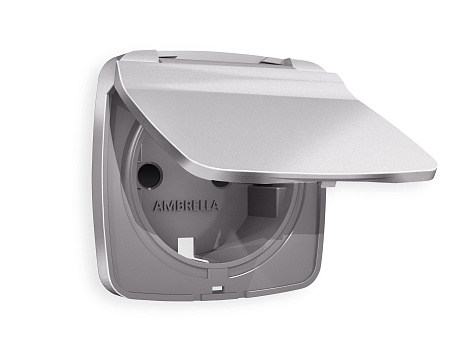 Лицевая панель для электрической розетки с заземлением со шторками и крышкой IP44 QUANT AP5080 Ambrella Volt OMEGA OP5080 Лицевая панель для электрической розетки с заземлением со шторками и крышкой IP44 QUANT AP5080 Ambrella Volt OMEGA OP5080