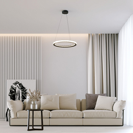 Светильник подвесной светодиодный Eurosvet Parafe 40024/1 LED серый a069305 Светильник подвесной светодиодный Eurosvet Parafe 40024/1 LED серый a069305