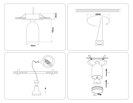 Спот Ambrella light TECHNO SPOT TA1272 Спот Ambrella light TECHNO SPOT TA1272