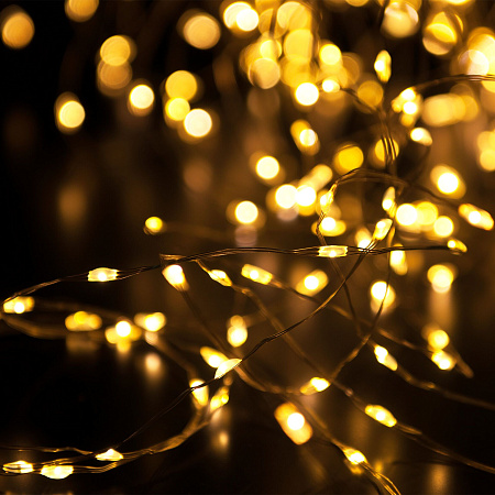 Гирлянда нить "роса" Eurosvet теплый белый 400-009 a060413 Гирлянда нить "роса" Eurosvet теплый белый 400-009 a060413