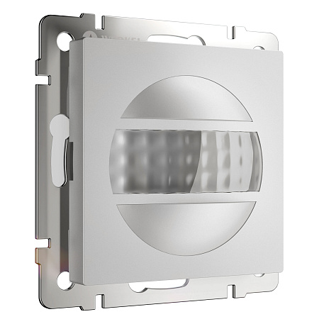 Датчик движения 500 Вт двухпроводный серебряный матовый Werkel W1155105 a066809 Датчик движения 500 Вт двухпроводный серебряный матовый Werkel W1155105 a066809