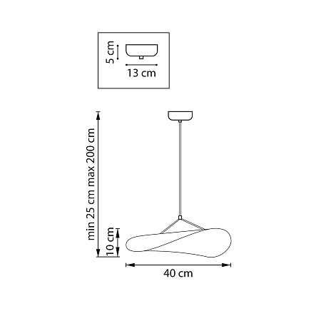 Светильник подвесной светодиодный Lightstar Genova 610046