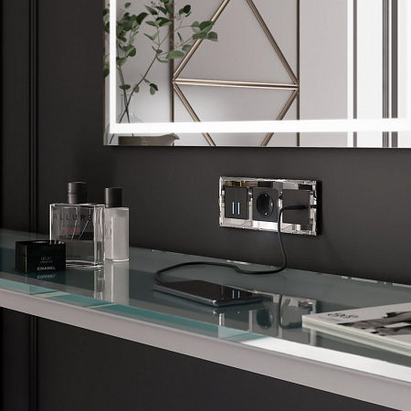 Сенсорный выключатель двухклавишный с функцией Wi-Fi Werkel a048327 a048327 Сенсорный выключатель двухклавишный с функцией Wi-Fi Werkel a048327 a048327