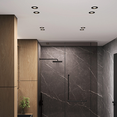 Светильник встраиваемый Elektrostandard City 25060/01 GU10 черный IP44 a070141 Светильник встраиваемый Elektrostandard City 25060/01 GU10 черный IP44 a070141