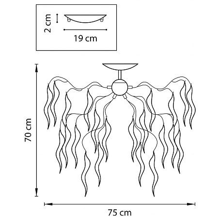 Потолочная люстра Lightstar Mocco 792124 Потолочная люстра Lightstar Mocco 792124