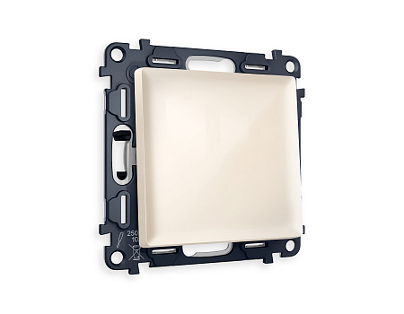 Комплект механизма 1-клавишного выключателя Ambrella Volt ALFA MA301010 Комплект механизма 1-клавишного выключателя Ambrella Volt ALFA MA301010