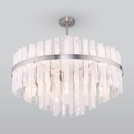 Люстра на штанге Bogates Hollis 367/12 Никель Люстра на штанге Bogates Hollis 367/12 Никель