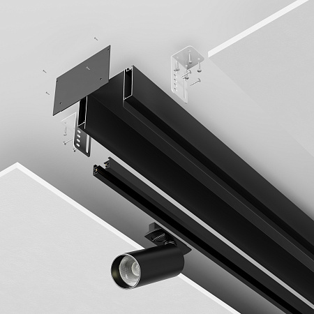 Профиль для ниши скрытого монтажа в гипсокартонный потолок Maytoni ALM-11681-PL-B-2M Профиль для ниши скрытого монтажа в гипсокартонный потолок Maytoni ALM-11681-PL-B-2M