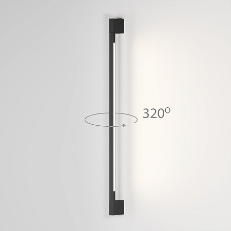 Уличный настенный светодиодный светильник Elektrostandard Argos (35122/D) черный a069746