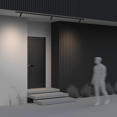 Уличный трековый мангитный светодиодный светильник Maytoni Exility IP Focus Led O-TR02-1-S-15WB3K Уличный трековый мангитный светодиодный светильник Maytoni Exility IP Focus Led O-TR02-1-S-15WB3K