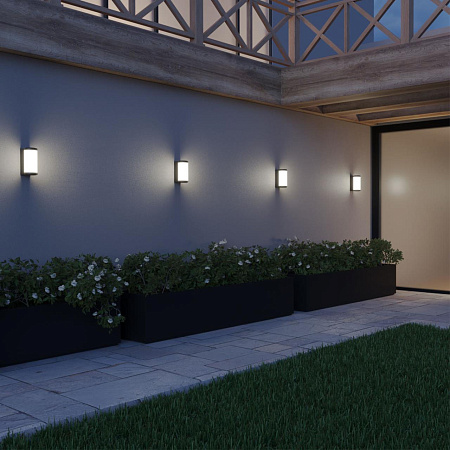 Уличный настенный светодиодный светильник Novotech OPAL 359300 Уличный настенный светодиодный светильник Novotech OPAL 359300