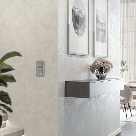 Рамка на 2 поста Werkel AluMax алюминий W0023506 a066327 Рамка на 2 поста Werkel AluMax алюминий W0023506 a066327