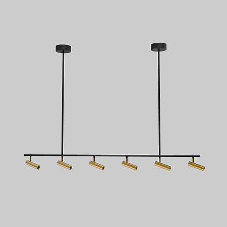 Спот светодиодный Eurosvet Epiphania 20252/6 LED черный/латунь a068799 Спот светодиодный Eurosvet Epiphania 20252/6 LED черный/латунь a068799