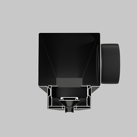 Диффузор с отражателем, линейный, ГКЛ 12,5 мм, черный, КСД тип 2 Maytoni Aero ARO-LD-G12-000002