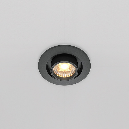 Светильник встраиваемый светодиодный Maytoni Hidden DL045-01-10W3K-B Светильник встраиваемый светодиодный Maytoni Hidden DL045-01-10W3K-B