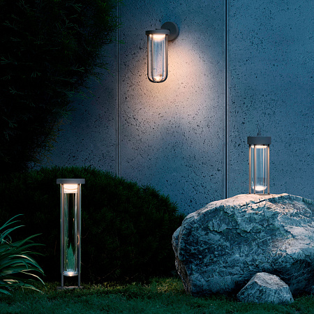 Уличный настенный светодиодный светильник Elektrostandard Ritz (35183/D) черный (a068269)