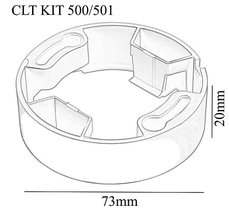 Переходник для встраиваемого светильники Crystal Lux CLT KIT 500/501