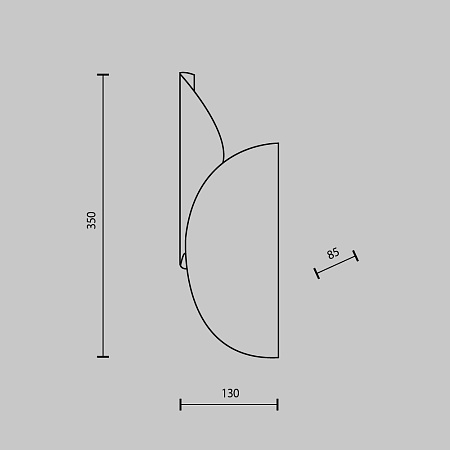 Светильник настенный Maytoni Organic MOD225WL-02B1 Светильник настенный Maytoni Organic MOD225WL-02B1