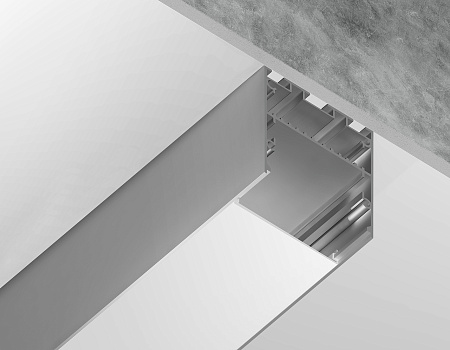 Профиль для ленты до 33мм 42*45мм Ambrella light ILLUMINATION GP3050AL