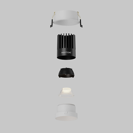 Светильник встраиваемый светодиодный Maytoni Dip DL117-15W-2.7K-W