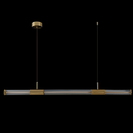 Светильник подвесной светодиодный Crystal Lux LINEUP SP24W LED BRASS