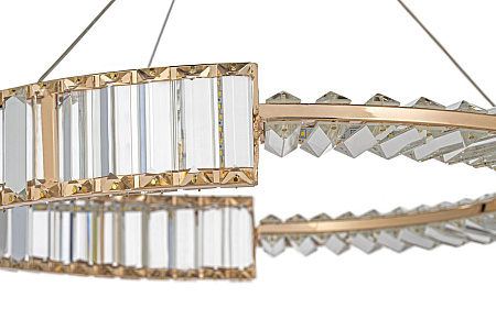 Люстра подвесная светодиодная Arti Lampadari Carini L 1.5.60.100 G Люстра подвесная светодиодная Arti Lampadari Carini L 1.5.60.100 G