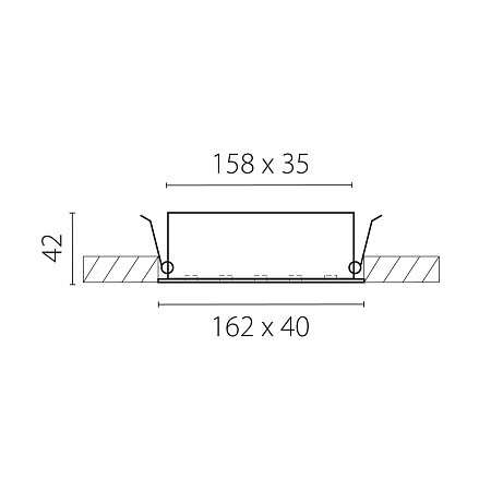 Светильник встраиваемый светодиодный Lightstar Guarda 082246 Светильник встраиваемый светодиодный Lightstar Guarda 082246