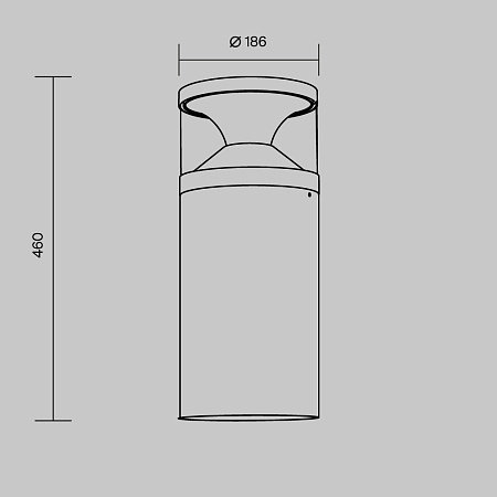 Уличный ландшафтный светодиодный светильник Maytoni Pyro O496FL-L21B3K1 Уличный ландшафтный светодиодный светильник Maytoni Pyro O496FL-L21B3K1