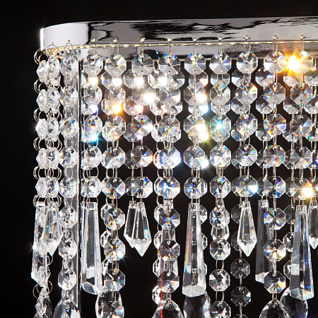 Настольная лампа светодидная Eurosvet Sicilia 80413/1 хром Настольная лампа светодидная Eurosvet Sicilia 80413/1 хром