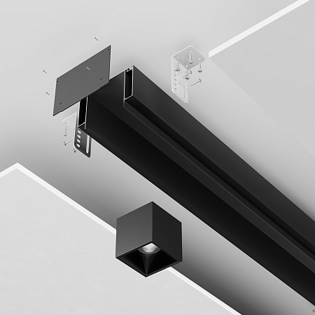Профиль для ниши скрытого монтажа в гипсокартонный потолок Maytoni ALM-11681-PL-B-2M Профиль для ниши скрытого монтажа в гипсокартонный потолок Maytoni ALM-11681-PL-B-2M