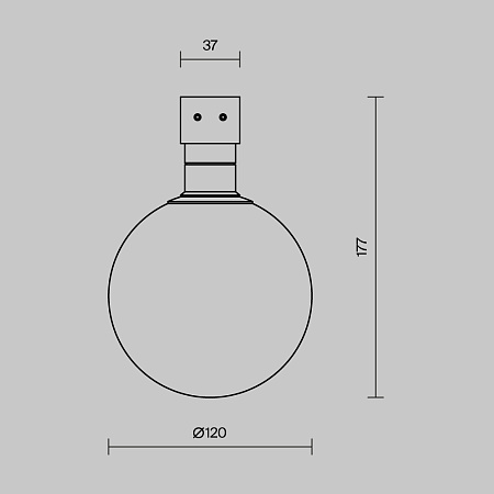 Трековый однофазный уличный светодиодный светильник Maytoni Elasity IP Luna O-TR01-1-S-9WW3K Трековый однофазный уличный светодиодный светильник Maytoni Elasity IP Luna O-TR01-1-S-9WW3K