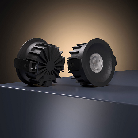 Светильник встраиваемый светодиодный Elektrostandard Combi 25068/LED черный a069006 Светильник встраиваемый светодиодный Elektrostandard Combi 25068/LED черный a069006