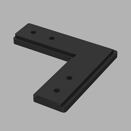 Коннектор угловой для трехфазного шинопровода Ledron Black AVD-5356-AVD-5412-uglovoy Коннектор угловой для трехфазного шинопровода Ledron Black AVD-5356-AVD-5412-uglovoy